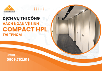 Dịch vụ Thi Công Vách Ngăn Vệ Sinh Compact Tại TPHCM | Bền – Đẹp – Giá Tốt
