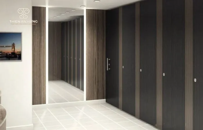 Vách ngăn Compact HPL nguyên khối